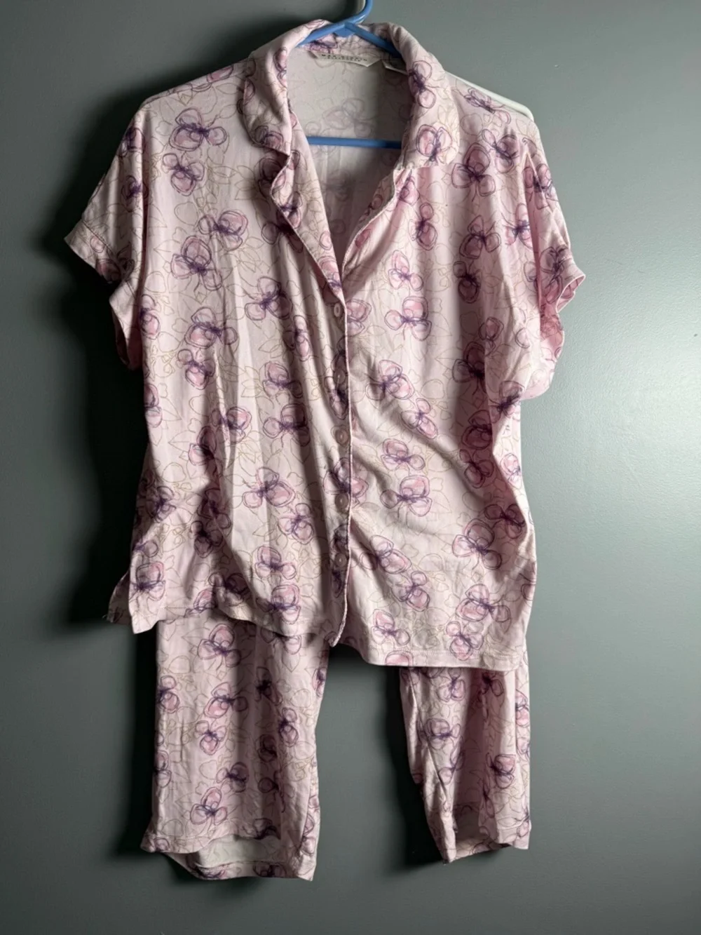 Max Studio Sleepwear 2Pc Summer Pajama Set Womens Sz L